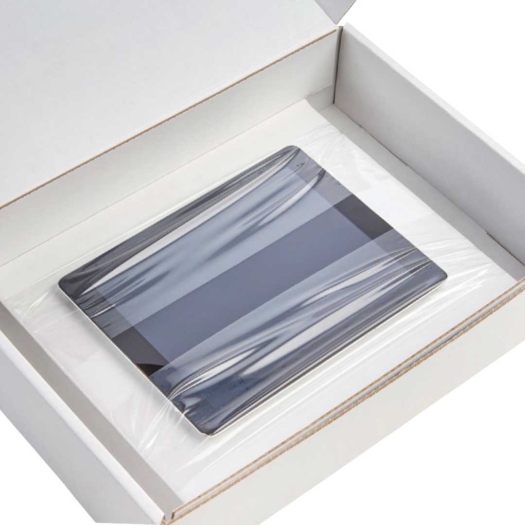 Korrvu Secure Box with clear suspension film for product stability